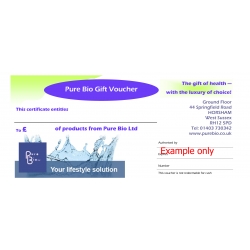 Pure Bio Gift Voucher